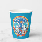 Dr. Seuss | Kaddet One Cadet Two Space Explorer Pappbecher (Vorderseite)