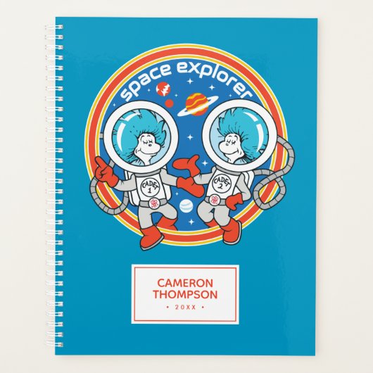 Dr. Seuss | Kaddet One Cadet Two Space Explorer Planer (Vorderseite)