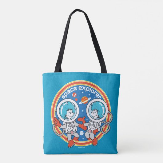 Dr. Seuss | Kaddet One Cadet Two Space Explorer Tasche (Rückseite)