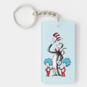 Dr. Seuss Kater mit Hut, Ding Eins & Ding Zwei Schlüsselanhänger