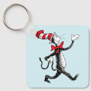 Dr. Seuss   Kater mit Hut Kater Spaziergang Schlüsselanhänger