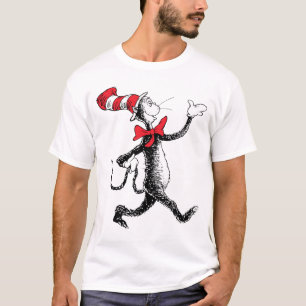 Dr. Seuss   Kater mit Hut Kater Spaziergang T-Shirt