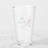 Dr. Seuss | Katze im geschriebenen Namen Glas (Rückseite)