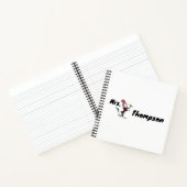 Dr. Seuss | Katze im Gezeichnet Namen Notizblock (Innenseite)