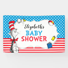 Dr. Seuss - Katze im Hat Baby Shower Banner