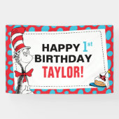 Dr. Seuss | Katze im Hat Birthday Banner (Horizontal)