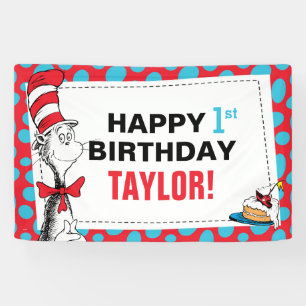 Dr. Seuss   Katze im Hat Birthday Banner