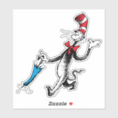 Dr. Seuss | Katze im Hat-Regenschirm Aufkleber (Blatt)