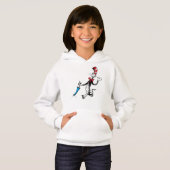 Dr. Seuss | Katze im Hat-Regenschirm Hoodie (Vorne ganz)