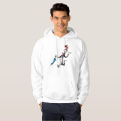 Dr. Seuss | Katze im Hat-Regenschirm Hoodie (Vorne ganz)
