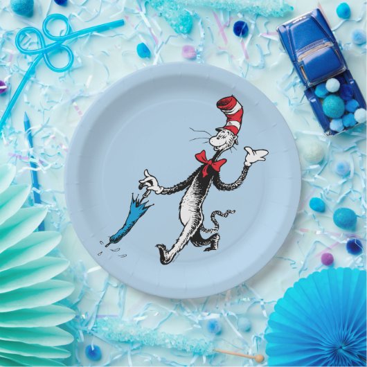 Dr. Seuss | Katze im Hat-Regenschirm Pappteller (Party)