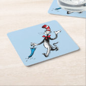 Dr. Seuss | Katze im Hat-Regenschirm Rechteckiger Pappuntersetzer (angewinkelt)