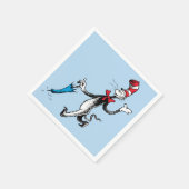 Dr. Seuss | Katze im Hat-Regenschirm Serviette (Ecke)