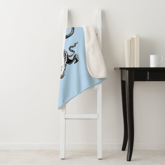 Dr. Seuss | Katze im Hat-Regenschirm Sherpadecke (Beispiel)