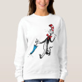Dr. Seuss | Katze im Hat-Regenschirm Sweatshirt (Vorderseite)