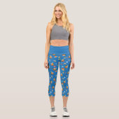 Dr. Seuss | Katze im Hat Space Muster Capri Leggings (Vorderseite)