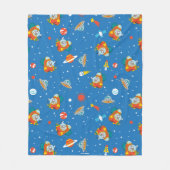 Dr. Seuss | Katze im Hat Space Muster Fleecedecke (Vorderseite)