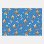 Dr. Seuss | Katze im Hat Space Muster Geschenkpapier Set (Vorderseite)