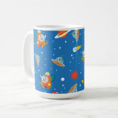 Dr. Seuss | Katze im Hat Space Muster Kaffeetasse (Vorderseite Links)