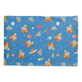 Dr. Seuss | Katze im Hat Space Muster Kissenbezug (Rückseite)