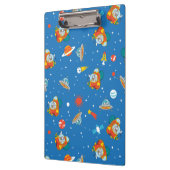 Dr. Seuss | Katze im Hat Space Muster Klemmbrett (Links)