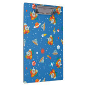 Dr. Seuss | Katze im Hat Space Muster Klemmbrett (Rechts)