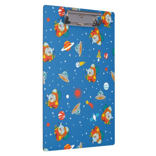 Dr. Seuss | Katze im Hat Space Muster Klemmbrett (Rechts)