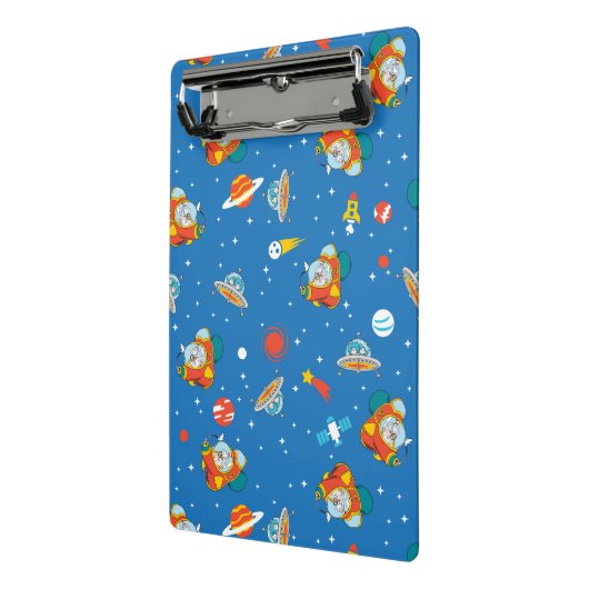 Dr. Seuss | Katze im Hat Space Muster Mini Klemmbrett (Gewinkelt2)