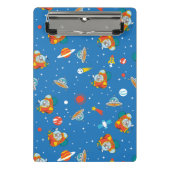 Dr. Seuss | Katze im Hat Space Muster Mini Klemmbrett (Vorderseite)