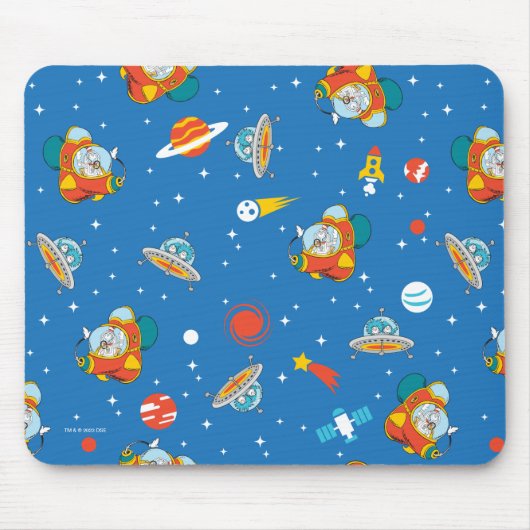 Dr. Seuss | Katze im Hat Space Muster Mousepad (Vorne)