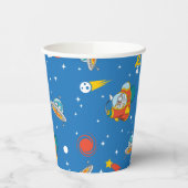 Dr. Seuss | Katze im Hat Space Muster Pappbecher (Links)