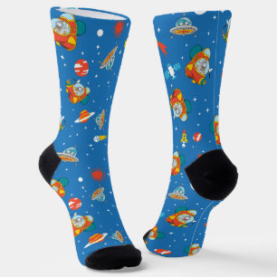 Dr. Seuss   Katze im Hat Space Muster Socken