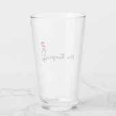 Dr. Seuss | Katze im Hat-Symbol-Individuelle Name Glas (Rückseite)