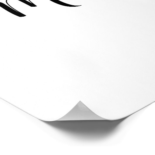 Dr. Seuss | Katze im Hat-Symbol-Individuelle Name Poster (Ecke)