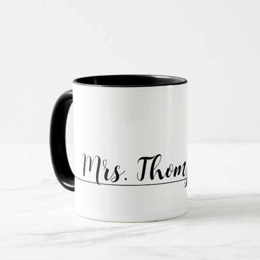 Dr. Seuss | Katze im Hat-Symbol-Individuelle Name Tasse (Vorderseite Links)