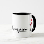 Dr. Seuss | Katze im Hat-Symbol-Individuelle Name Tasse (VorderseiteRechts)