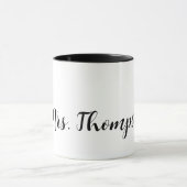 Dr. Seuss | Katze im Hat-Symbol-Individuelle Name Tasse (Zentrum)