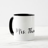 Dr. Seuss | Katze im Hat-Symbol-Individuelle Name Tasse (Vorderseite Links)