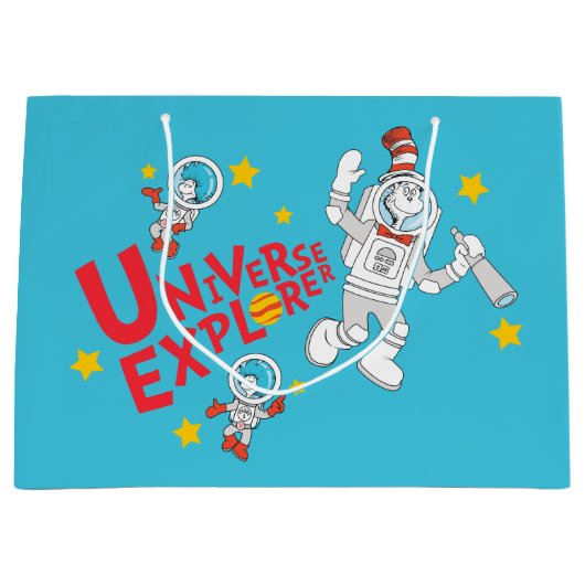 Dr. Seuss | Katze im Hat Universe Explorer Große Geschenktüte (Vorderseite)