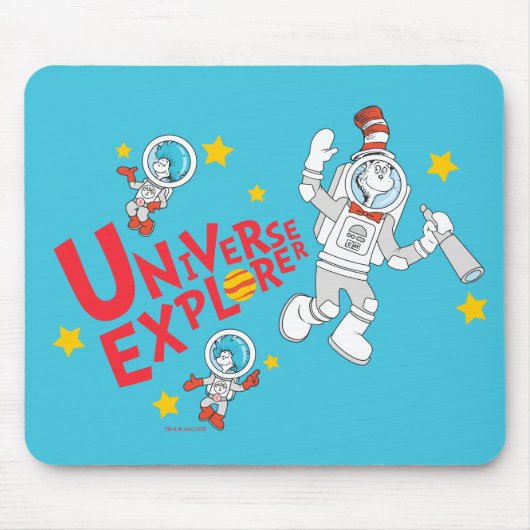 Dr. Seuss | Katze im Hat Universe Explorer Mousepad (Vorne)