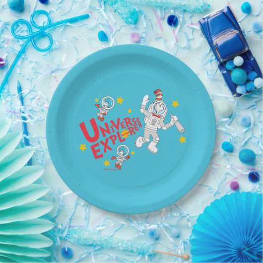 Dr. Seuss | Katze im Hat Universe Explorer Pappteller (Party)