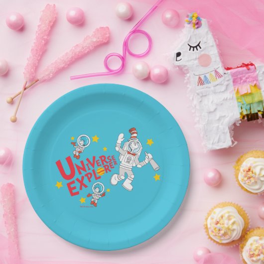 Dr. Seuss | Katze im Hat Universe Explorer Pappteller (Party)