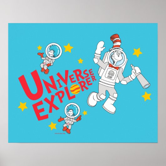 Dr. Seuss | Katze im Hat Universe Explorer Poster (Vorne)