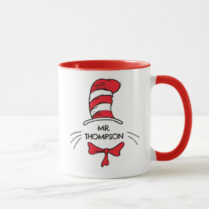 Dr. Seuss Katze im Hut benutzerdefinierter Lehre Tasse
