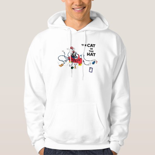 Dr. Seuss | Katze im Hut bereinigt Hoodie (Vorderseite)