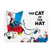 Dr. Seuss | Katze im Hut bereinigt Magnet (Horizontal)