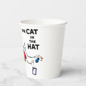Dr. Seuss | Katze im Hut bereinigt Pappbecher (Rückseite)