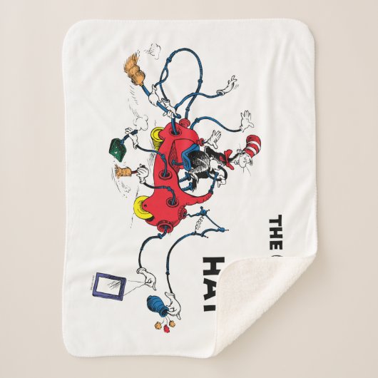 Dr. Seuss | Katze im Hut bereinigt Sherpadecke (Vorderseite)