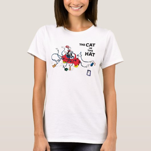 Dr. Seuss | Katze im Hut bereinigt T-Shirt (Vorderseite)