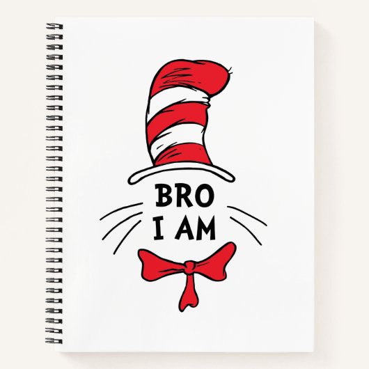 Dr. Seuss | Katze im Hut - Bruder Notizblock (Vorderseite)